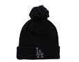 Damen Mütze New Era - MLB Metallic Pom Beanie - LA Dodgers - Black