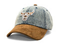 Kappe Mitchell & Ness - Den Suede Strapback - NBA - Chicago Bulls - Blue