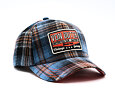 Kappe Von Dutch - Plaid Vintage Garage Patch Baseball - Blue / Red