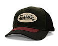 Kappe Von Dutch - Corduroy Oval Patch Baseball - Olive / Burgundy