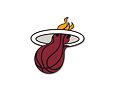 Brosche WinCraft - NBA Collector Pin - Primary Logo - Miami Heat