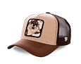 Kappe Capslab - Looney Tunes Trucker - Taz Hungry Grin - Beige / Brown