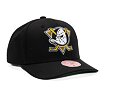 Kappe Mitchell & Ness - NHL Team Ground 2.0 Pro Snapback - Anaheim Ducks - Black