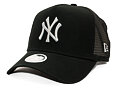 Damen Kappe New Era - MLB Metallic 9FORTY Trucker - NY Yankees - Black