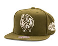 Kappe Mitchell & Ness - NBA Fashion Basic Snapback - Boston Celtics - Olive