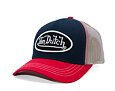 Kappe Von Dutch - Oval Patch Baseball Trucker - Navy / Red