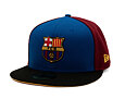 Kappe New Era - "Mes Que Un" 59FIFTY - Barcelona FC - Cardinal/Blue