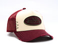Kappe Von Dutch - Oval Patch Trucker - Cream / Burgundy