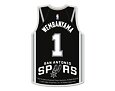 Brosche WinCraft - NBA Collector Pin Jewelry Card - Victor Wembanyama - San Antonio Spurs