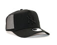 Kappe New Era - MLB Clean 9FORTY Trucker - NY Yankees - Black