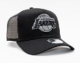 Kappe New Era - NBA Black on Black 9FORTY Trucker - LA Lakers - Black