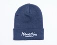 Mütze Mitchell & Ness Branded Pinscript Cuff Knit Navy