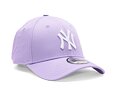 Kappe New Era 9FORTY MLB League Essential - NY Yankees - Purple Pastel / White