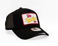 Kappe New Era - Buffalo Patch - 9FORTY A-Frame Trucker - Black / Yellow
