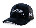 Kappe Reflection Luxury Fuzzy Trucker - Black Midnight Contrast