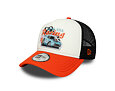 Kinder Kappe New Era - Racing Foam 9FORTY Trucker - Orange / White