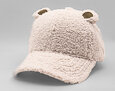 Kinder Kappe New Era - Winter Borg Teddy Fleece Ears 9FORTY - Stone