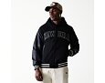 Jacke New Era - Hooded Varsity Jacket - Black