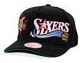 Kappe Mitchell & Ness - NBA Busted Pro HWC - Philadelphia 76Ers - Black