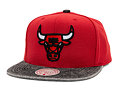 Kappe Mitchell & Ness - NBA Denim Patchwork - Chicago Bulls - Red