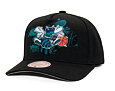 Kappe Mitchell & Ness - NBA Tilted Pro Snapback Hwc - Charlotte Hornets - Black