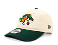 Kinder Kappe New Era - Branded Kids Mascot 9TWENTY - Cream / Dark Green