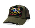 Kappe Von Dutch - Flying Eyeball 1929 Patch Trucker - Olive