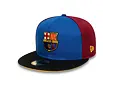 Kappe New Era - "Mes Que Un" 59FIFTY - Barcelona FC - Cardinal/Blue