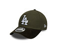 Kappe New Era - MLB Cord Visor 9FORTY M-CROWN - LA Dodgers - New Olive