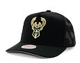 Kappe Mitchell & Ness - NBA Monogram Trucker Milwaukee Bucks Black