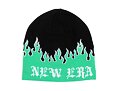 Mütze New Era - Knit Thin Flame Skull Knit - Green
