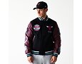 Jacke New Era - NBA Patch Varsity Jacket - Chicago Bulls - Black