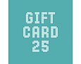 Geschenkgutschein 25 EUR