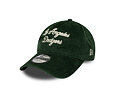 Kappe New Era - MLB Cord Script 9TWENTY A-Frame - LA Dodgers - Cilantro Green