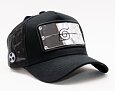 Kappe Capslab - Naruto Trucker - Konoha Hidden Leaf Headband - Black / Silver
