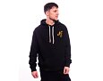 Pullover New Era Script Logo Oversized Hoody - Black / Metallic Gold