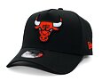 Kappe New Era - NBA Side Patch 9FORTY A-Frame - Chicago Bulls - Black