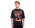 T-Shirt New Era - NBA Washed Graphic Tee - Chicago Bulls - Black