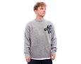 Strickpullover New Era - Branded Script Knit Sweater - Heather Grey