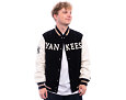 Jacke New Era - MLB Wordmark Varsity Jacket - NY Yankees - Black