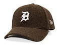 Kappe New Era - MLB Melton Wool 9FORTY - Detroit Tigers - Brown / White