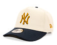 Kappe New Era - MLB WS Patch 9FORTY A-Frame - NY Yankees - Cream / Navy