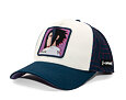 Kappe Capslab - Naruto Trucker - Sasuke Rinnegan Patch - White / Navy