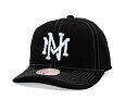 Kappe Mitchell & Ness  - Branded Baseline -Pro Crown Snapback - Black