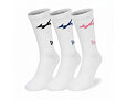 Socken New Era - F1 Logo Crew 3Pk - Alpine Racing - White