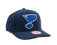 Kappe Mitchell & Ness NHL Team Ground 2.0 Pro Snapback St. Louis Blues Blau