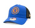 Kappe New Era - 9FORTY Trucker Seasonal - Chelsea FC Lion Crest - Calm Blue / Gold