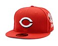 Kappe New Era - MLB Image Drop - All Over Print 59FIFTY - Cincinnati Reds - Scarlet