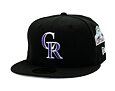 Kappe New Era - MLB Image Drop - All Over Print 59FIFTY - Colorado Rockies - Black