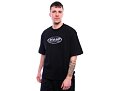 T-Shirt Karl Kani - Woven Signature Chrome Logo Crop Tee - black
